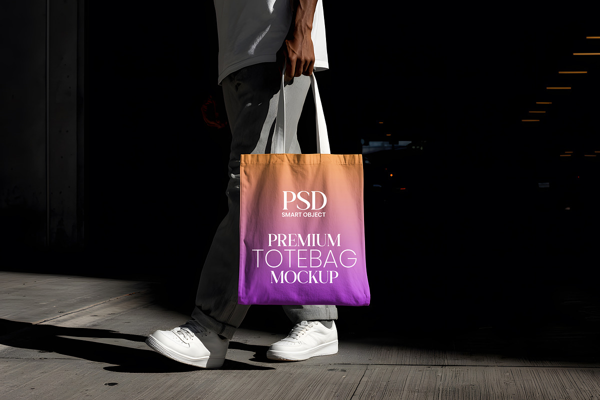 Tote Bag Mockup Bundle, a Product Mockup by GenesisCreativeCo (Photo 3 of 9)