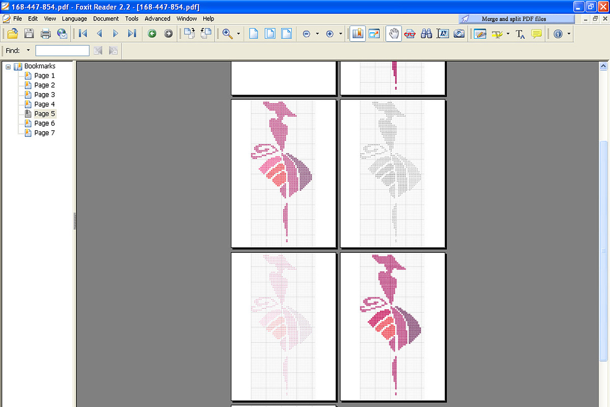 Fashionable Silhouette Cross Stitch, a Print Template by Kseniya-Omega (Photo 2 of 2)