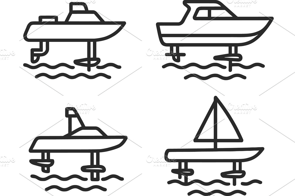 Variety of vector illustrations, a Transportation Illustration by ZinetroN