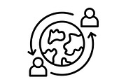 Communication Line Icon, an Icon by Pexelpy (Thumbnail 1 of 2)