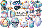 Iridescent Halloween Clipart, an Illustration by OK Design (Thumbnail 1 of 5)