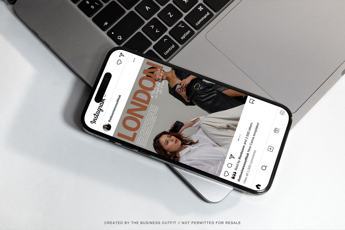 CANVA London Bold Social Media Posts, a Social Media Template by thebusinessoutfit (Photo 12 of 16)