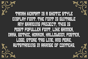 Tanah Keramat - Gothic Font, a Serif Font by QR Design Studio (Thumbnail 2 of 7)