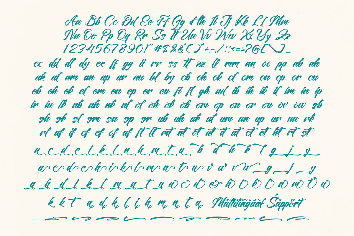 Contynew Kastifu Bold Calligraphy, a Script Font by stylishtype.co (Photo 9 of 15)