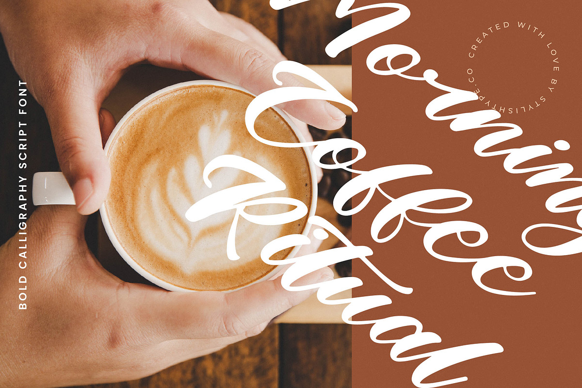 Birdsta Creamy Bold Calligraphy Font, a Script Font by stylishtype.co (Photo 7 of 20)