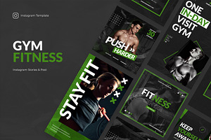 Gym & Fitness Instagram Template