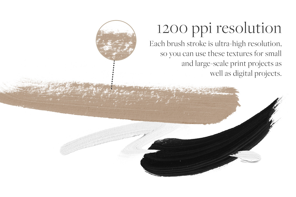 High Resolution Paint Brush Strokes, an Object Graphic by Touch and Form (Photo 3 of 8)