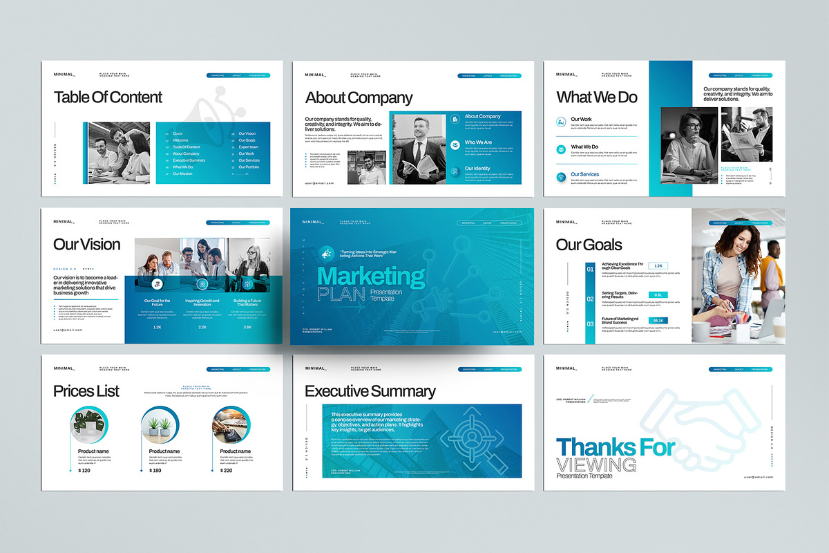 Marketing Plan Presentation Template