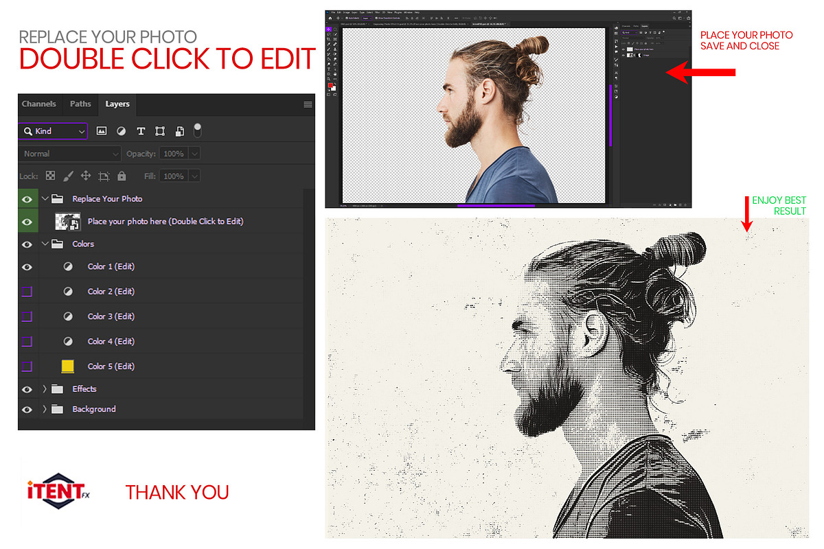 Engraving Art Photoshop Effects, a Brushes & More by INTENTFX (Photo 27 of 27)