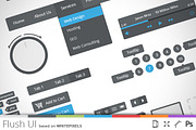 Flush UI - flat user interface, a Templates & Theme by Picseel (Thumbnail 1 of 5)