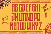 MAKALO - Ethnic Tribal Fonts, a Font by Konstantine Studio (Thumbnail 10 of 12)