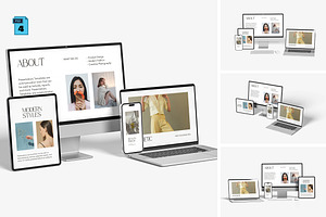 Multi Device Mockup - Scene Creator, a Wearable Device Mockup by AnasStudio