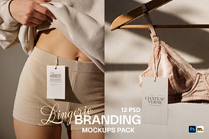 Lingerie Branding Mockups