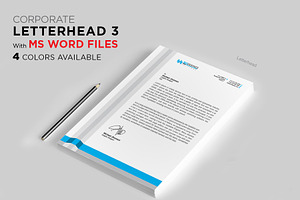 Letterhead 3 with MS Word File