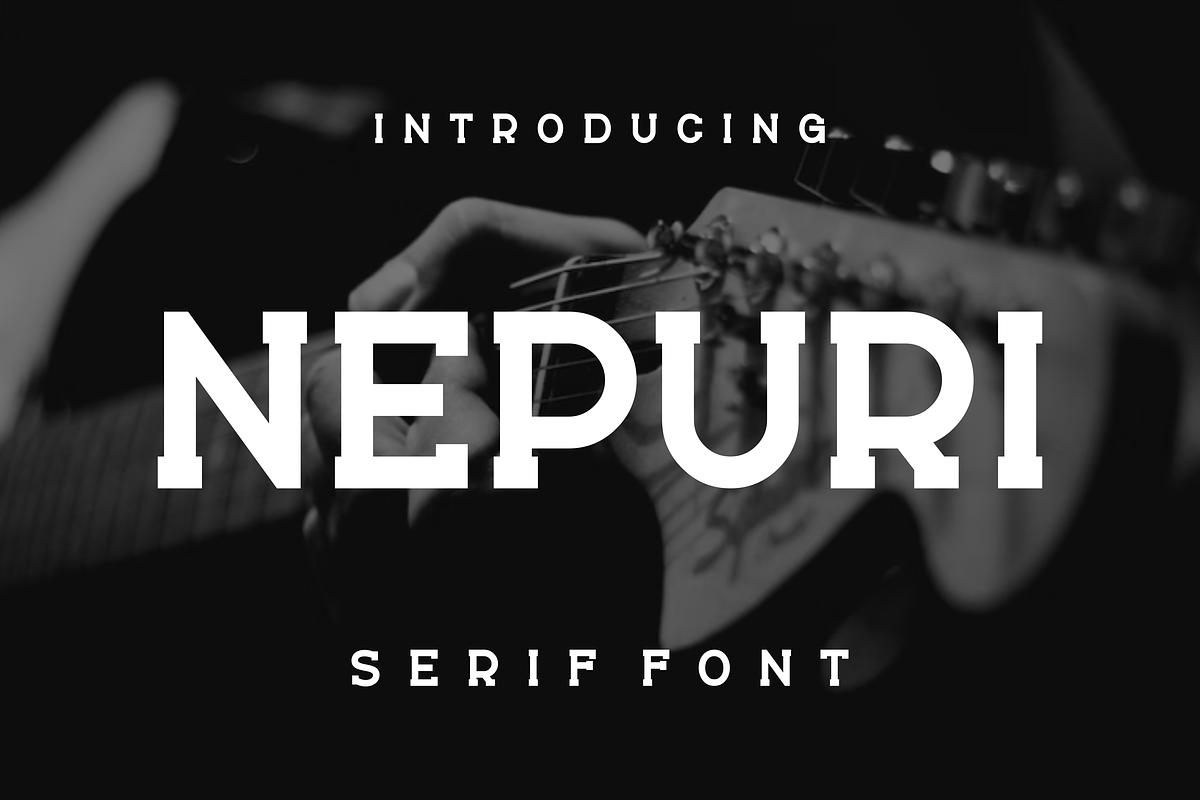 Nepuri, a Serif Font by lelevien (Photo 1 of 5)