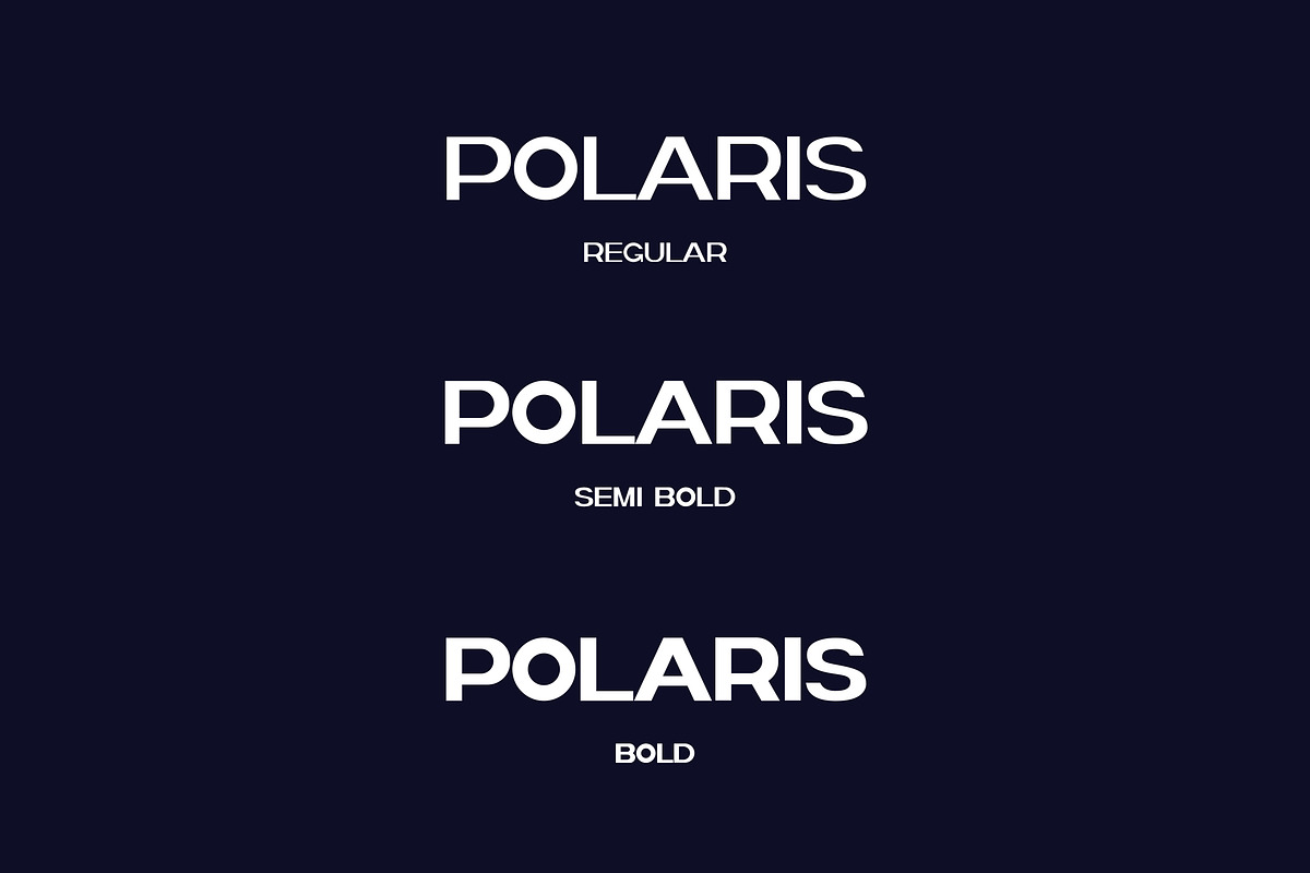 Polaris Futuristic Bold Typeface, a Sans Serif Font by CCS Type (Photo 4 of 16)