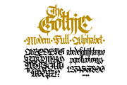 Gothic letters - 10, a Blackletter Font by GeekClick (Thumbnail 6 of 26)