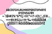 Thickly Font, a Sans Serif Font by Miss Tiina (Thumbnail 2 of 5)