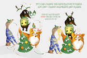 Christmas Puppies, a Seasonal Illustration by YuNa (Thumbnail 5 of 11)