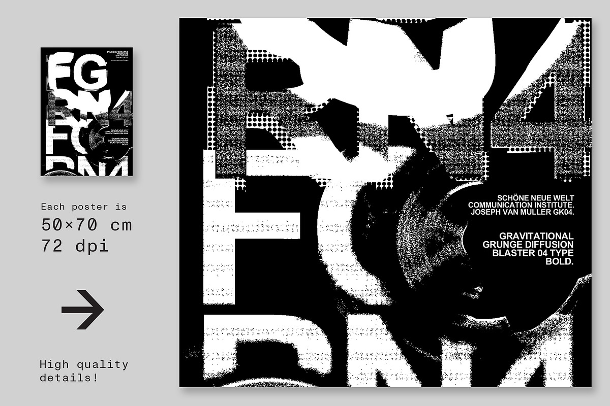 Typographic Poster Layouts No.01, a Poster Template by Evlogiev Studio (Photo 10 of 14)