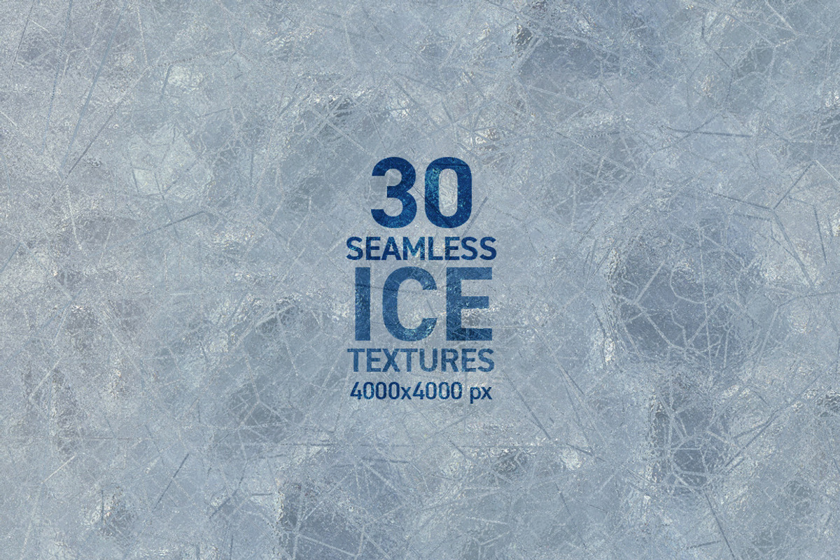30 Seamless Ice Textures, a Texture Graphic by Creative Graphics (Photo 3 of 9)