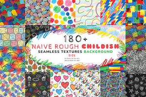 Naive Rough Childish Textures, a Texture Illustration by Shahjahangdb1
