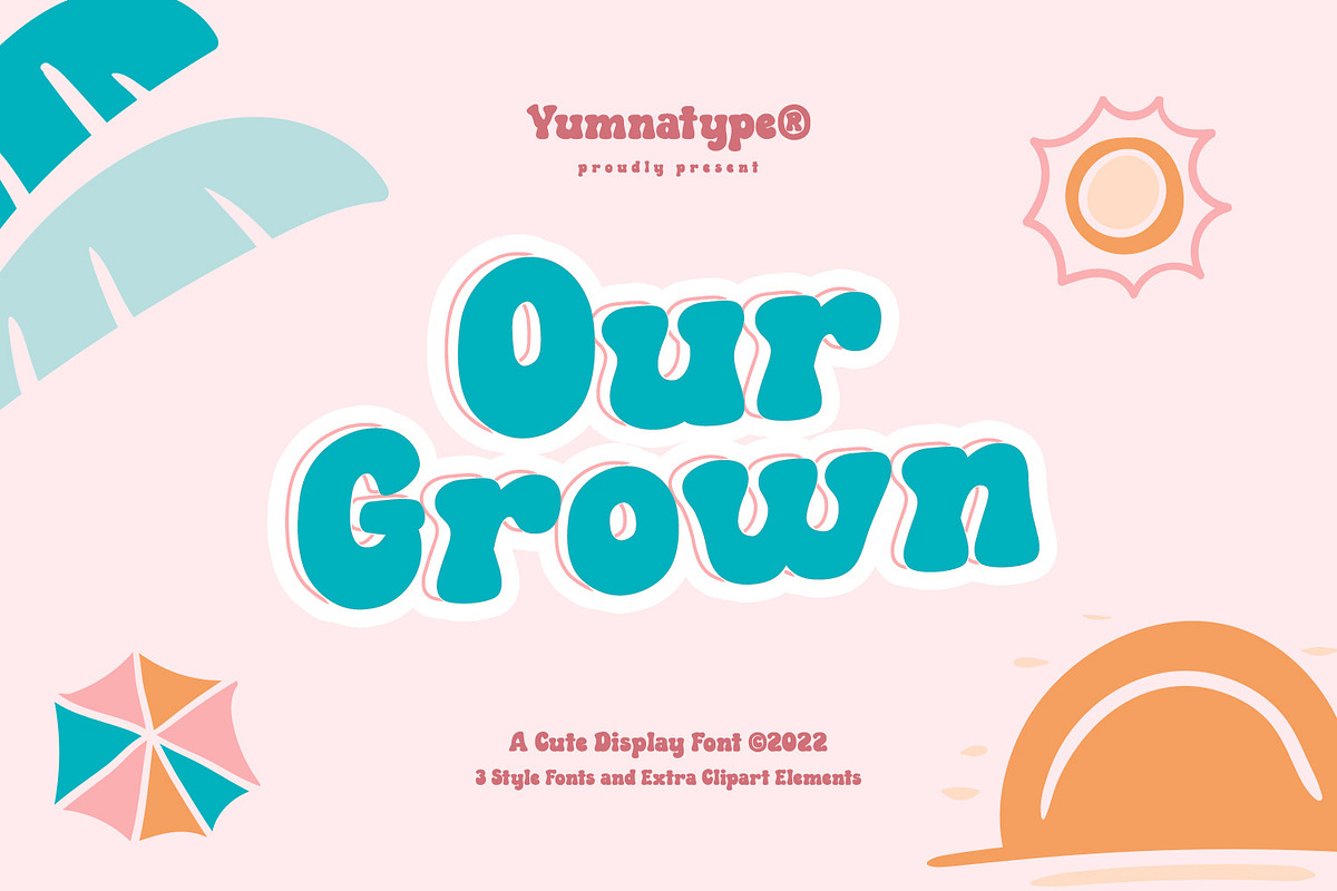 Ourgrown, a Script Font by yumnatype (Photo 1 of 10)