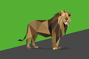 Wild animals in low poly style, an Animal Illustration by Volkan Aydemir (Thumbnail 8 of 12)