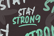 Jarhel Display Brush Font, a Sans Serif Font by nizarbagasm (Thumbnail 7 of 10)