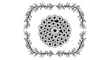 Charming daisy circle decor design, an Illustration by Amazin_art (Thumbnail 25 of 27)