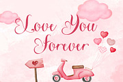 Amalia Valentine, a Script Font by Yoga Letter (Thumbnail 4 of 6)
