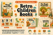 Retro Children Books, a Script Font by Wow Magic (Thumbnail 3 of 5)