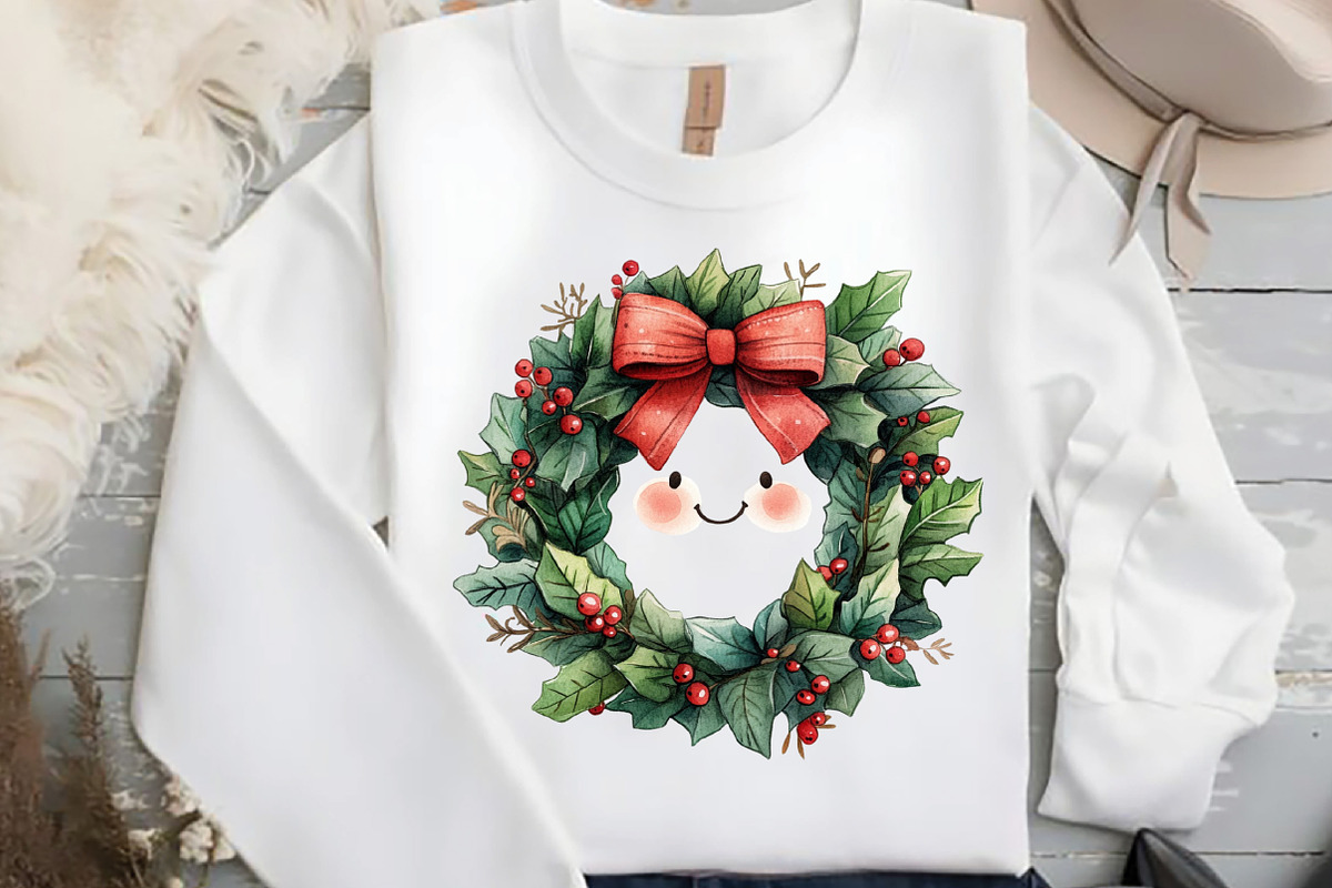 Cute Christmas Clipart, Png, an Illustration by DreamCafeArt (Photo 5 of 7)