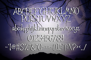 The Nightmare - Creepy Serif Font