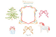 Christmas Chinoiserie Crest, an Illustration by TheHappyGiftArt (Thumbnail 2 of 10)