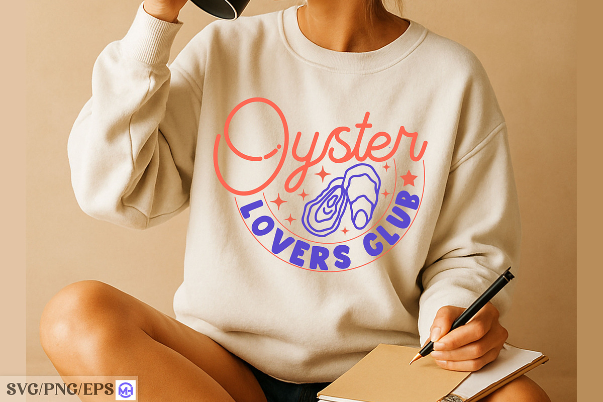 Oyster Trendy Hand Drawn PNG SVG, a Graphic by mh_arif (Photo 3 of 4)