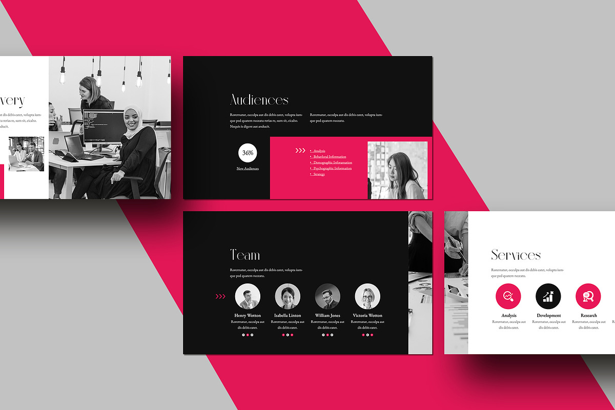 Brand Strategy Presentation Template, a Presentation Template by White Graphic (Photo 6 of 8)