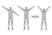 Vector illustration of male body, a Technology Illustration by Julvil (Thumbnail 2 of 3)