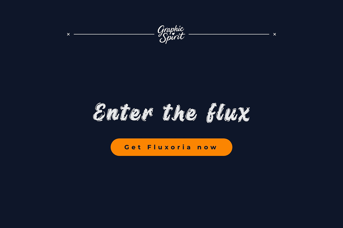 Fluxoria Decorative Font, a Handwritten Font by Graphic Spirit (Photo 8 of 8)