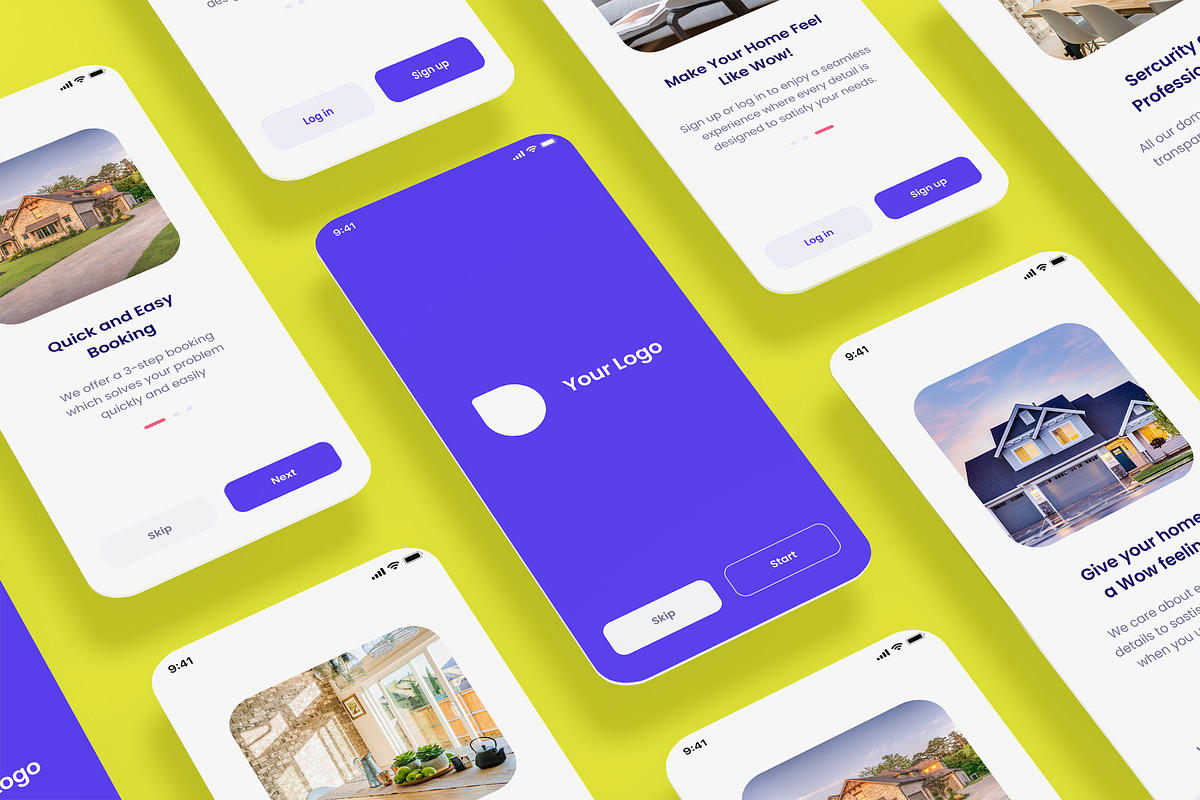 On Boarding, Welcome and Sign App, a Websites & App Template by nagaredesignstudio (Photo 1 of 2)