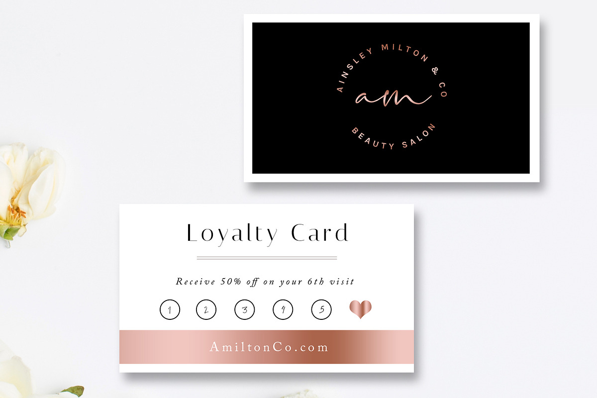 Loyalty Card Template, a Business Card Template by Marham Labeling Co (Photo 1 of 3)