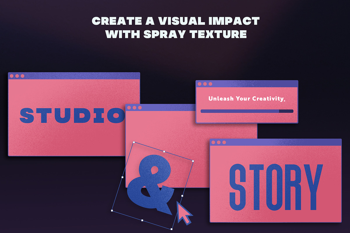 Spray Paint Textures & Brushes, a Brush Add-On by Studio&Story (Photo 4 of 8)