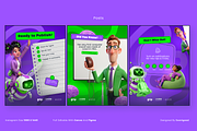 ToonTutor: 3D Educational Social Kit, a Social Media Template by Sooni Gaad (Thumbnail 5 of 10)