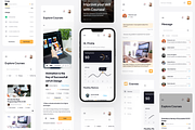 Coursea - Course Dashboard UI Kit, an UI Kit Template by pickolabstudio (Thumbnail 4 of 6)