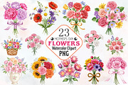 Happy Mother's Day Flowers Clip Art, an Illustration by RobertsArt (Thumbnail 1 of 7)