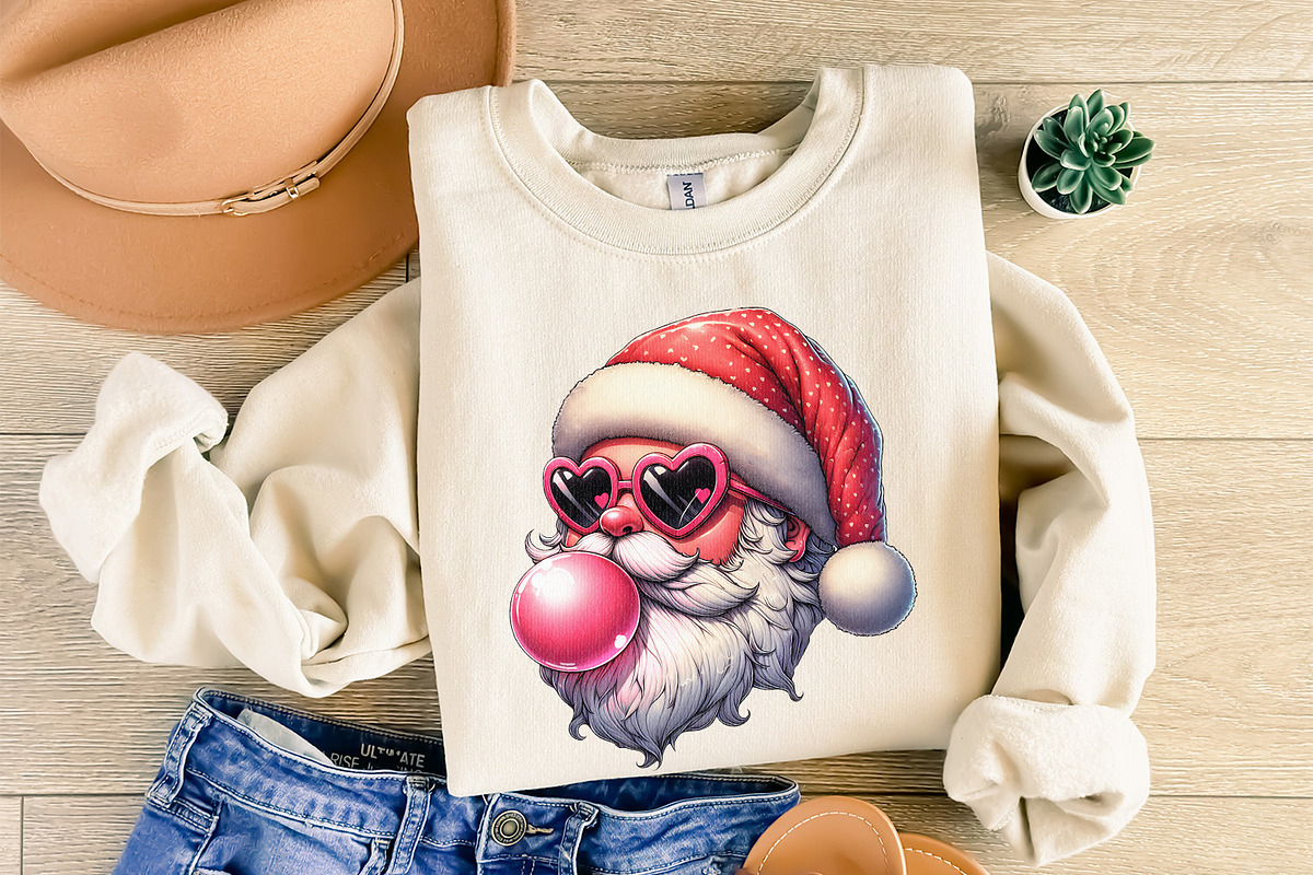 Retro Santa Christmas Blowing, an Illustration by SharpMarketplace (Photo 3 of 9)