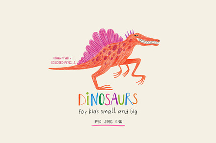 Dinosaurs. For kids small and big.
