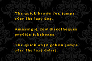 Auriol Closed Font, a Font by Moreno Art Company (Thumbnail 4 of 6)