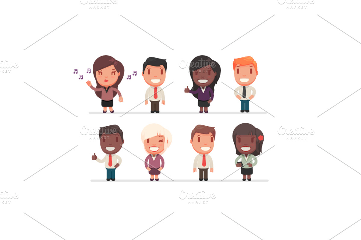 Character set 4, a Person Illustration by Beatriz Gascón (Photo 2 of 3)