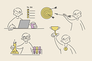 TOMMY PNG LINE ART (45 elements), a Person Illustration by Bonfloret Studio (Thumbnail 10 of 10)